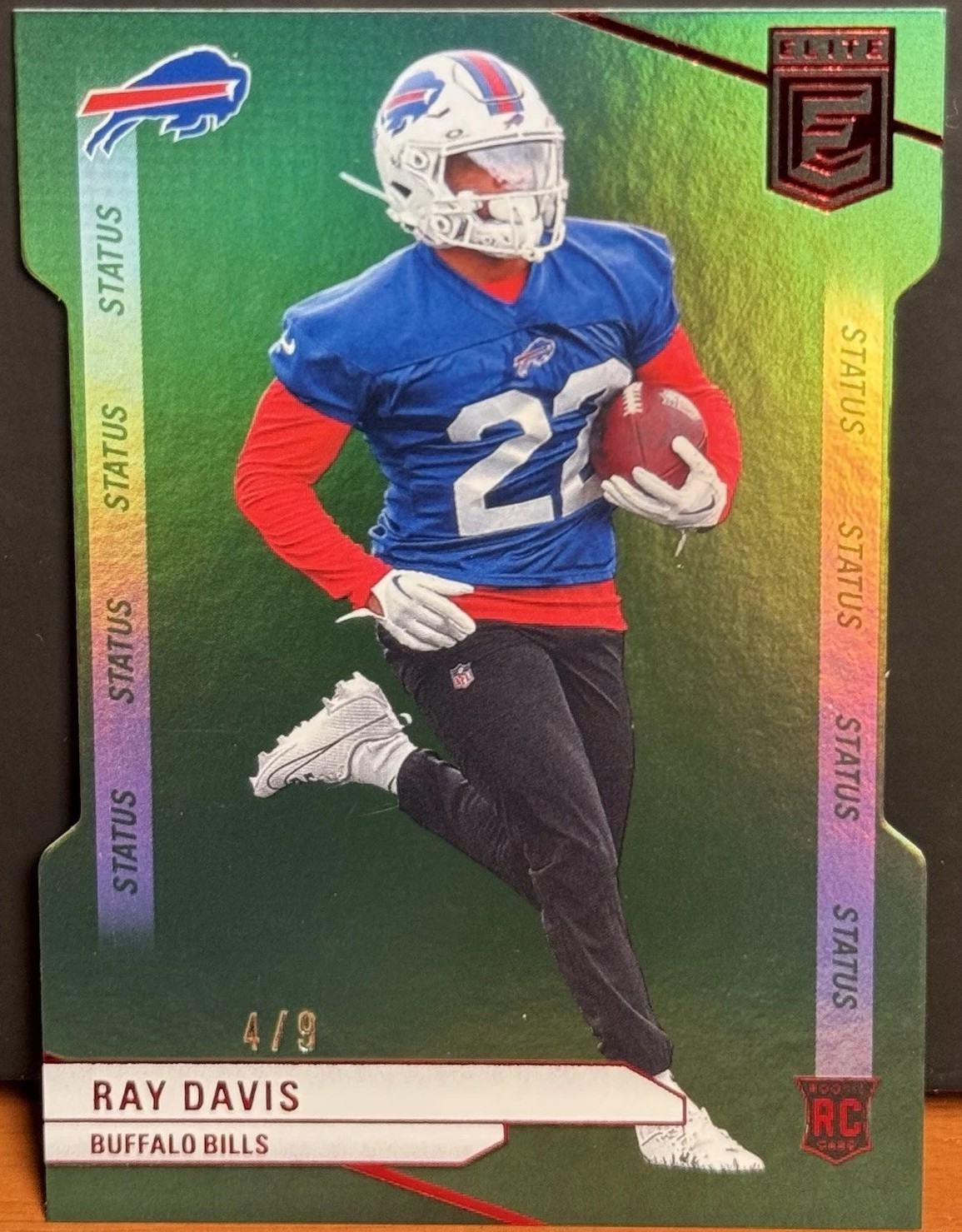 Rookies Ray Davis #154 Status Die-Cut